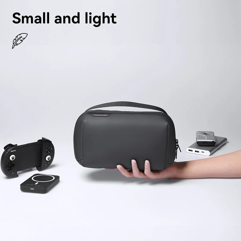 Waterproof Travel Cable Organizer Bag – Tech Pouch for Digital Nomads