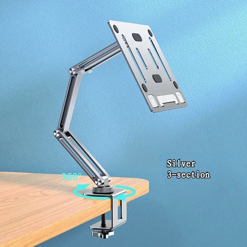 360° Rotating Laptop Arm Mount – Adjustable Desk Laptop Holder for 13"-17"