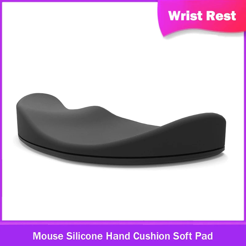Ergonomic Mouse Wrist Rest Pad - Silicone Hand Support for Gaming & Office