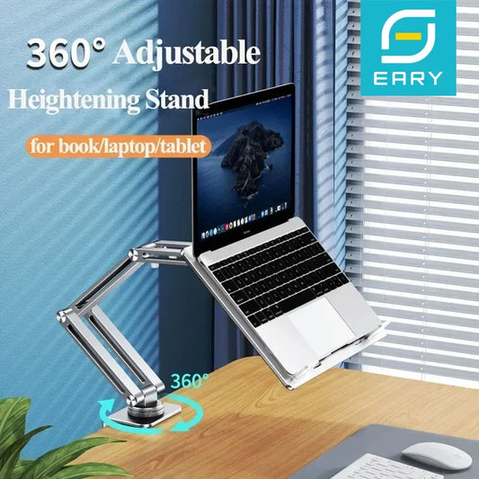 360° Rotating Laptop Arm Mount – Adjustable Desk Laptop Holder for 13"-17"